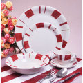 KC-00058 Haonai wholesale 16 pcs ceramic dinnerware set